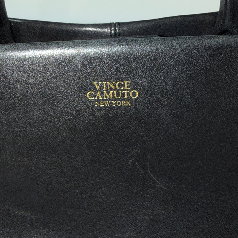 Vince Camuto Black Leather Bag - Picture 2 of 8